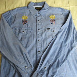 Howler Brothers Gaucho L/S Snapshirt ACL Yellow Rose M